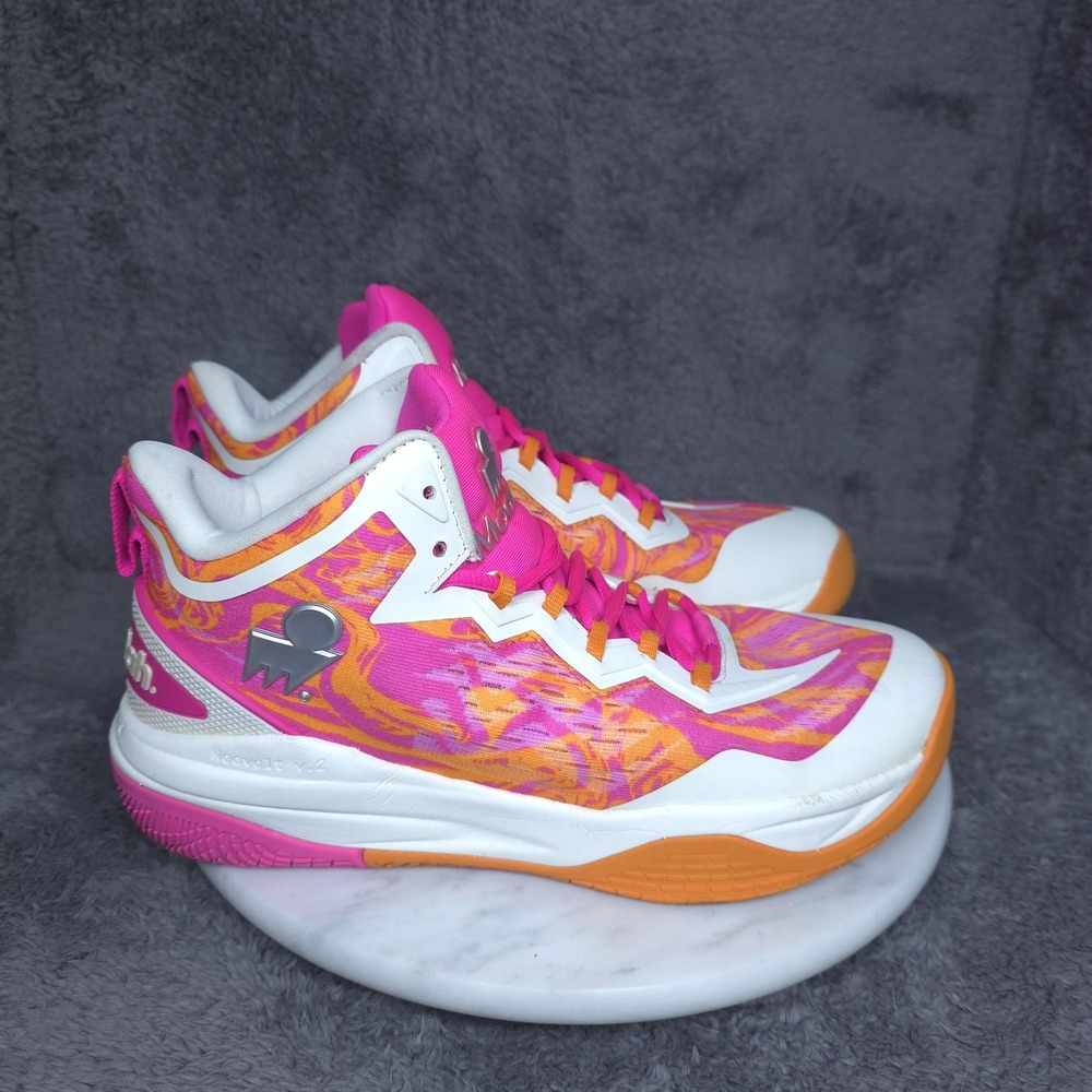 Moolah Neovolt Pro V2 Shoes Womens Size 8 Pink Orange Basketball Sneakers OGPK